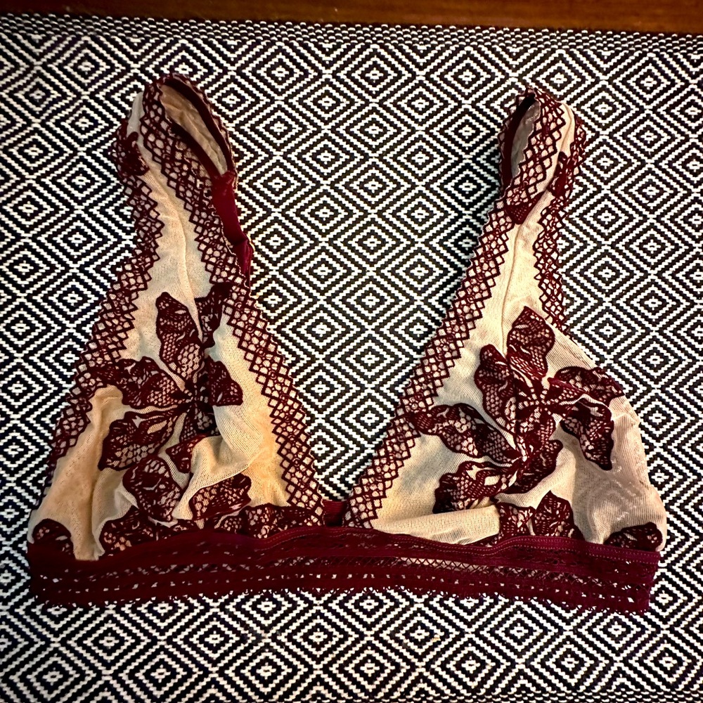 Free People bralette Medium, barely worn. My chest is a 36C slightly too small